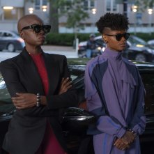 Black Panther: Wakanda Forever, Danai Gurira, Letitia Wright in una scena