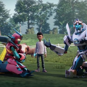 Transformers: Earthspark, una scena della serie animata