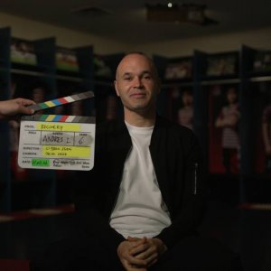 La mia Decisione, di Andrés Iniesta: un'immagine dal set