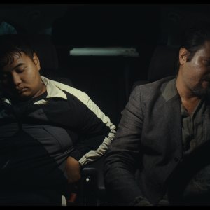 Notte fantasma: Edoardo Pesce, Yothin Clavenzani in una foto