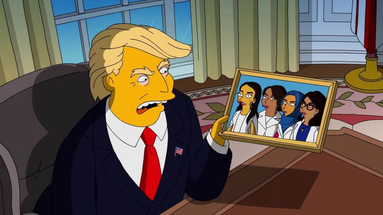 I Simpson hanno predetto la candidatura di Donald Trump nel 2024 in un episodio del 2015