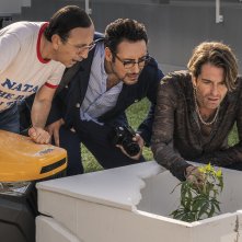 Falla girare: Giovanni Esposito, Ciro Priello, Giampaolo Morelli in una foto