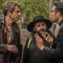 Falla girare: Giampaolo Morelli, Fabio Balsamo, Ciro Priello in una sequenza