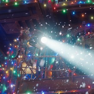 Marvel Studios Presenta: Guardiani della Galassia Holiday Special, Rocket in una foto dello speciale