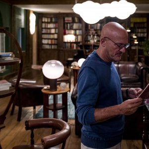 Vicini di casa: Claudio Bisio in una scena del film