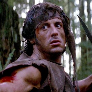 Rambo: Sylvester Stallone in una scena del film