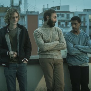 La prima regola, Marius Bizau insieme agli studenti Haroun Fall e Luca Chikovani