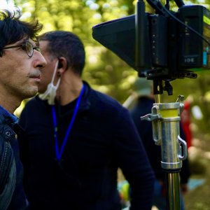 I Pionieri: il regista Luca Scivoletto sul set del film