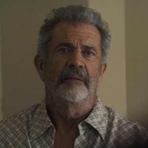 Father Stu: Mel Gibson in una scena del film