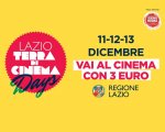 Lazio Terra di Cinema Days, andare in sala costerà solo 3 euro per 3 giorni