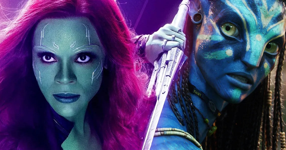 Avatar: La via dell'acqua: Zoe Saldaña su Neytiri e Gamora di Guardiani della Galassia