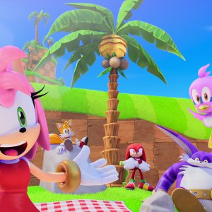 Sonic Prime: una coloratissima scena della serie