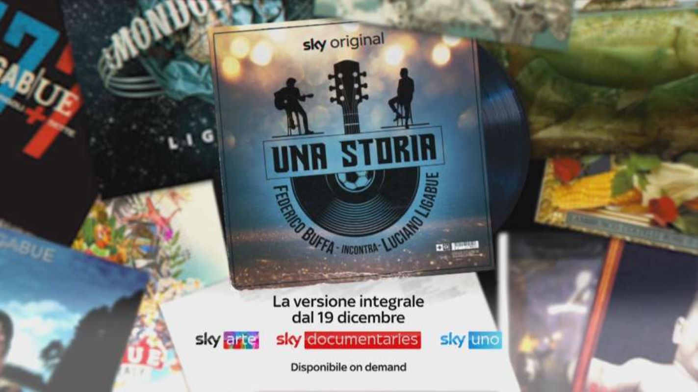 Una storia: Federico Buffa incontra Luciano Ligabue, ecco quando esce lo speciale su Sky
