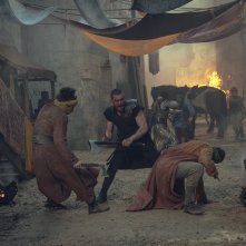 The Witcher: Blood Origin, una scena d'azione della serie Netflix