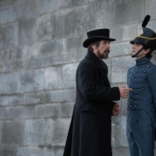 The Pale Blue Eye - I delitti di West Point: Christian Bale, Harry Melling in una foto