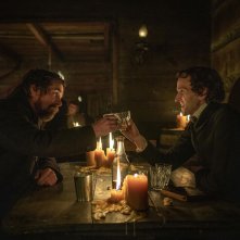 The Pale Blue Eye - I delitti di West Point: Christian Bale, Harry Melling in un'immagine