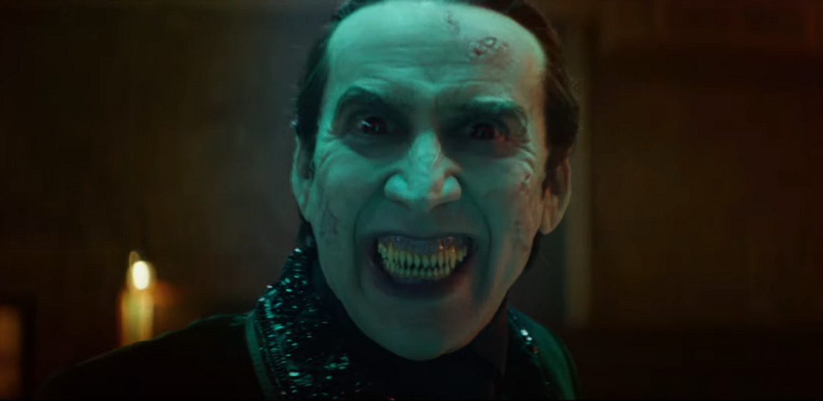 Renfield: Nicolas Cage è l'impressionante Dracula nel trailer del film