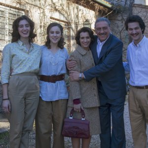 Il nostro generale: una parte del cast sul set della serie