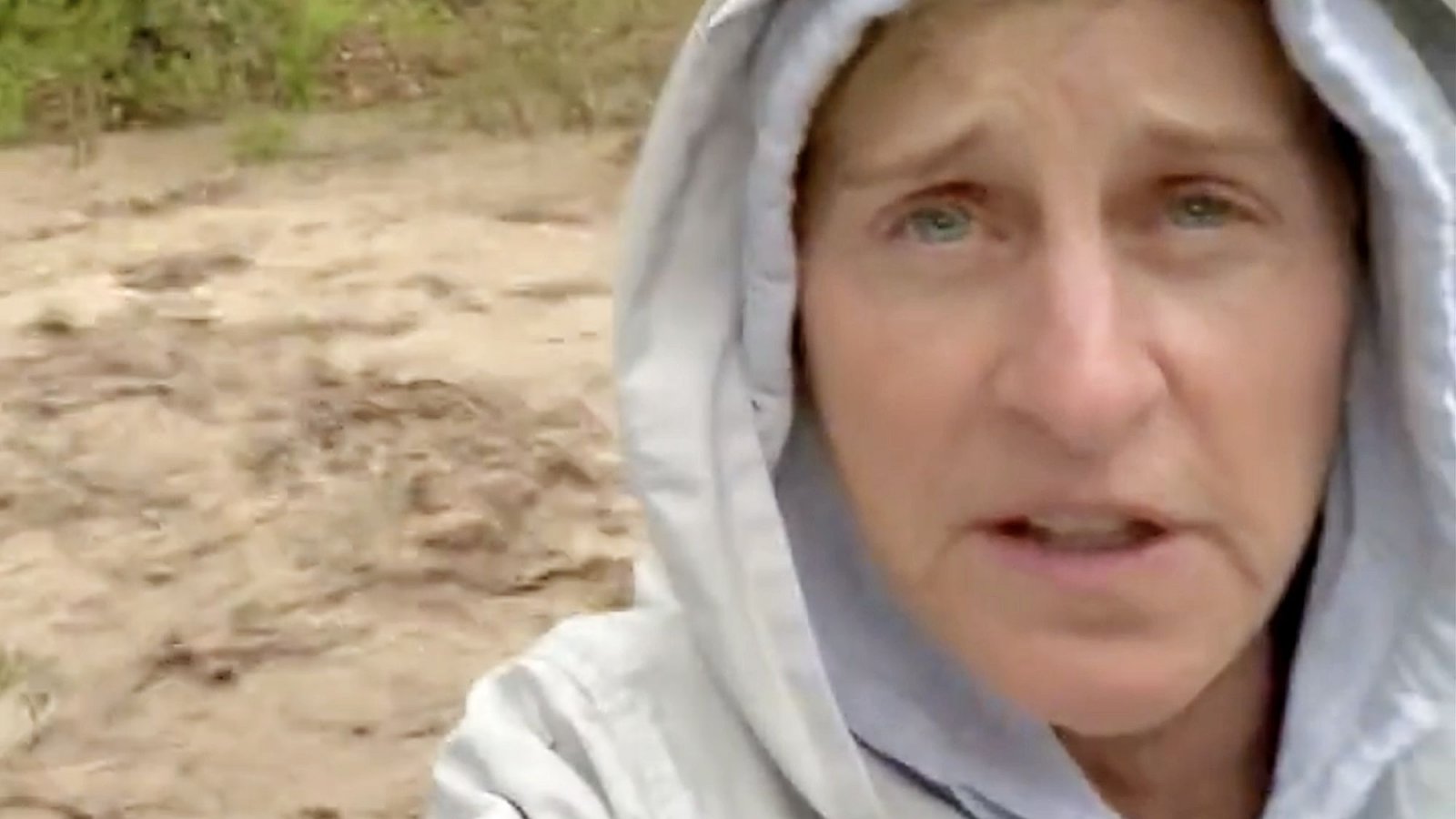 Ellen DeGeneres posta il video dell'alluvione a Montecito, in California: 'È pazzesco!'