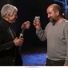 Grazie ragazzi: Fabrizio Bentivoglio e Antonio Albanese in una scena del film