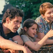 Un bel mattino: Melvil Poupaud, Léa Seydoux, Camille Leban Martins in una scena del film