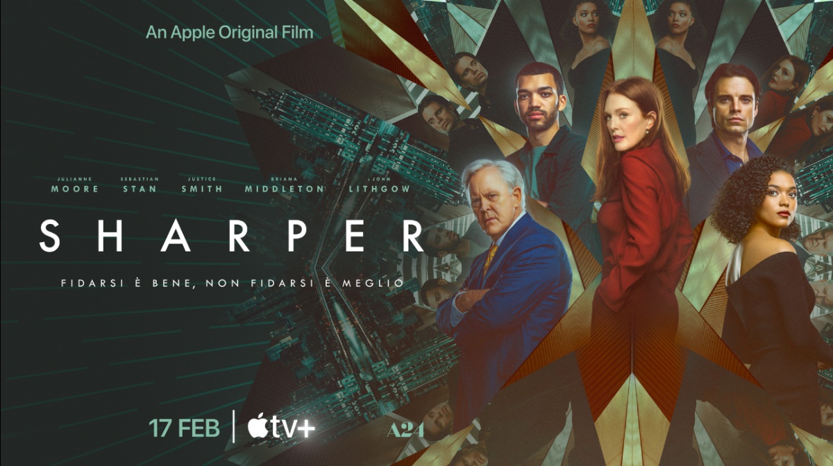 Sharper: il trailer del nuovo film con Julianne Moore, dal 17 febbraio su Apple TV+