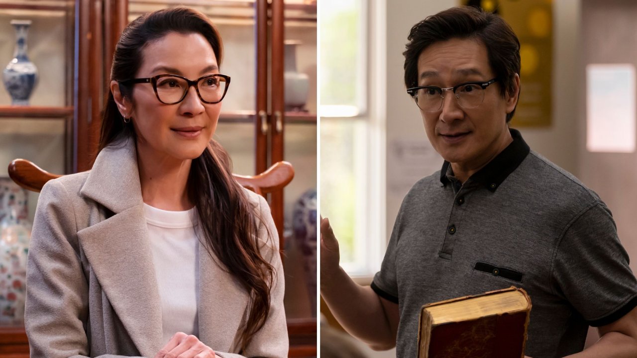 American Born Chinese: Michelle Yeoh e Ke Huy Quan nelle prime foto della serie per Disney+