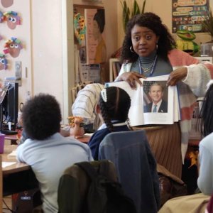 Abbott Elementary: Quinta Brunson in una foto di scena della serie