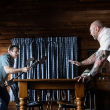 Bussano alla porta: Dave Bautista in una scena del film