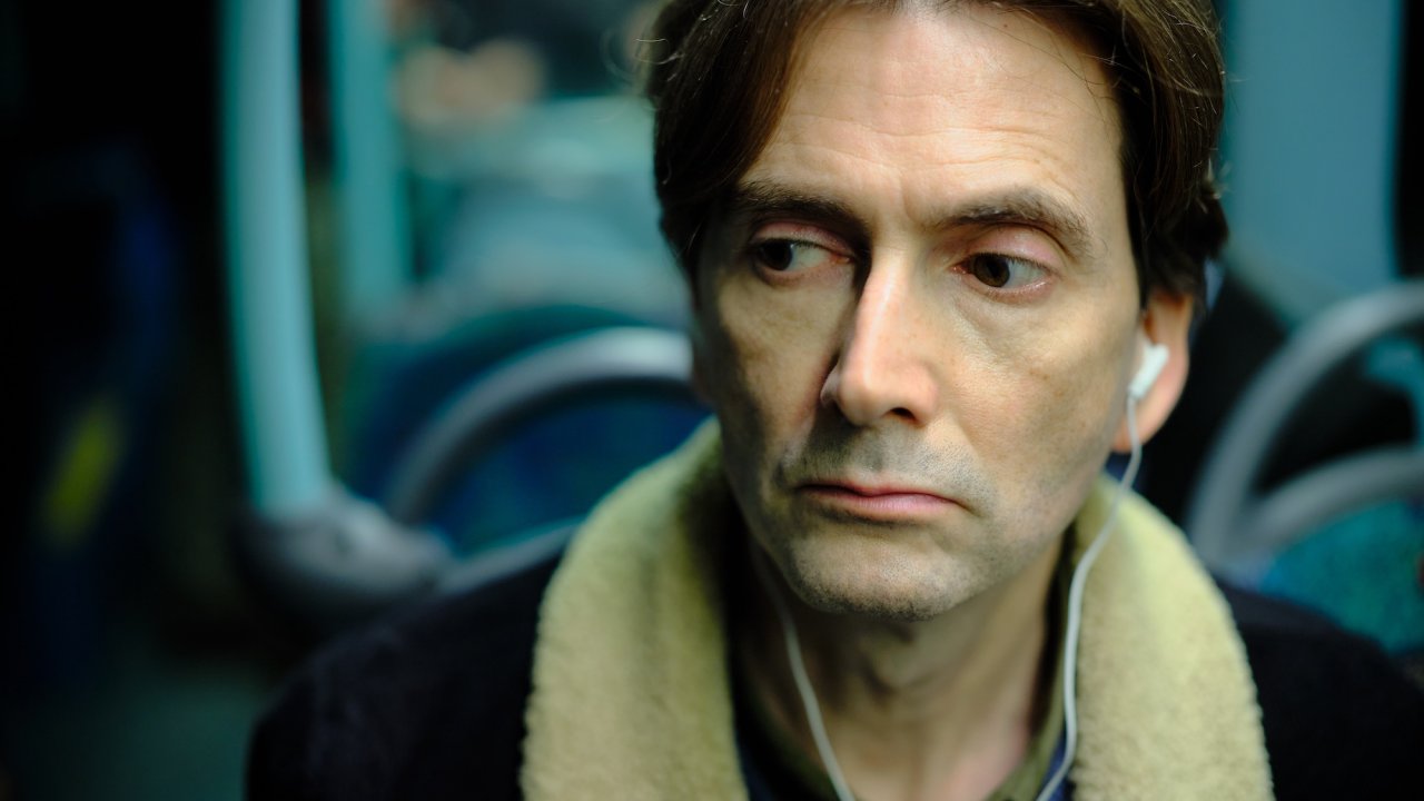 Primo piano di David Tennant in una scena di Litvinenko