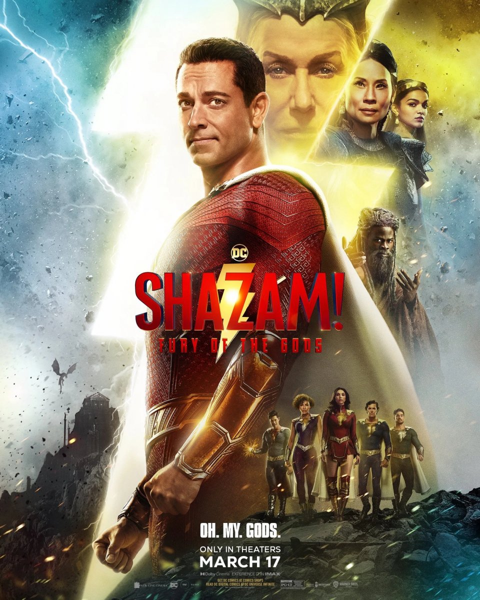 Shazam Fury Of The Gods Poster