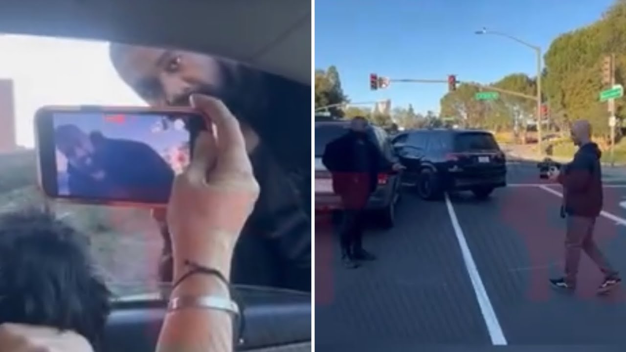 Kanye West snatches phone from woman's hands and throws it on the street: battery under investigation