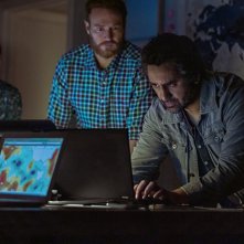 True Spirit: Cliff Curtis, Anna Paquin, Josh Lawson in una scena del film