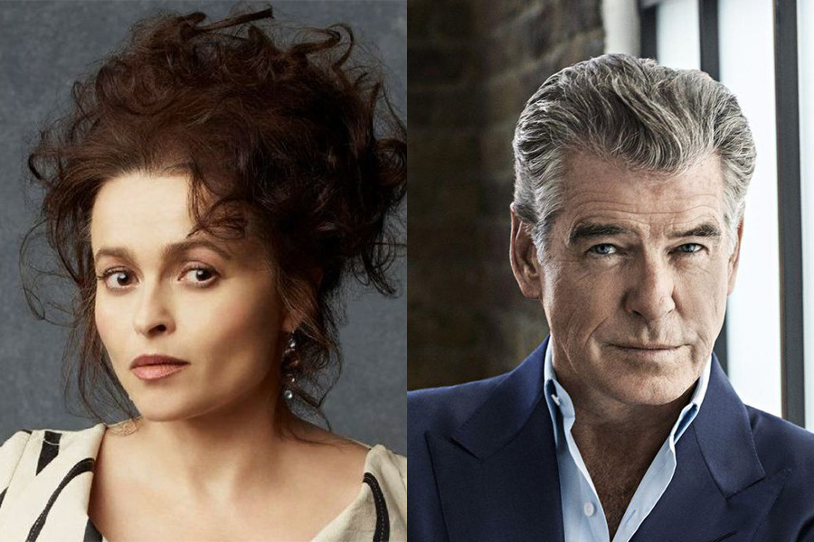 Pierce Brosnan and Helena Bonham Carter in Four Letters of Love, a film inspired by a famous Irish novel