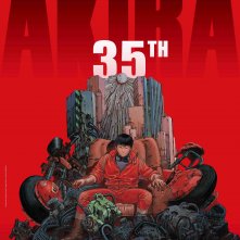 Akira: poster  dell'uscita al cinema per il 35° anniversario