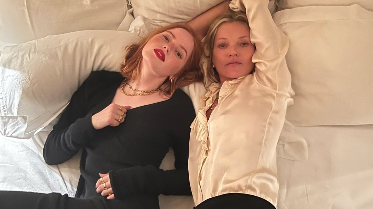 Kate Moss signs Ellie Bamber to play her in the biopic Moss & Freud