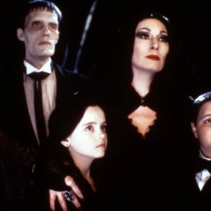 La famiglia Addams: Christina Ricci, Anjelica Huston, Jimmy Workman in una foto