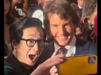 Oscar 2023, i candidati, compreso Tom Cruise, sono stati  immortalati insieme al pranzo di gala