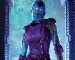 Guardiani della Galassia Vol. 3: Karen Gillan si scusa coi fan per la strana posa di Nebula nel poster