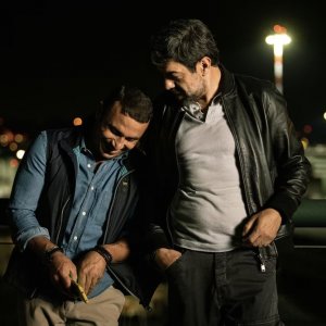 L'ultima notte di Amore: Pierfrancesco Favino, Francesco Di Leva in una scena del film