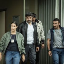 L'ultima notte di Amore: Pierfrancesco Favino, Francesco Di Leva, Matilde Vigna in una foto