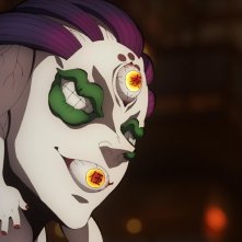 Demon Slayer: Kimetsu No Yaiba – Verso il villaggio dei Forgiatori di Katana, una scena del film anime