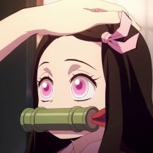Demon Slayer: Kimetsu No Yaiba – Verso il villaggio dei Forgiatori di Katana, Nezuko in una scena