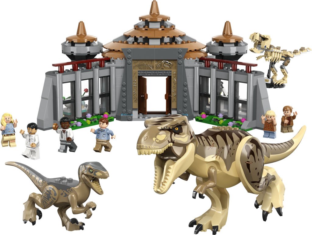 Jurassic Park: i set LEGO per il 30esimo anniversario includono la scena della 'montagna di m***a'
