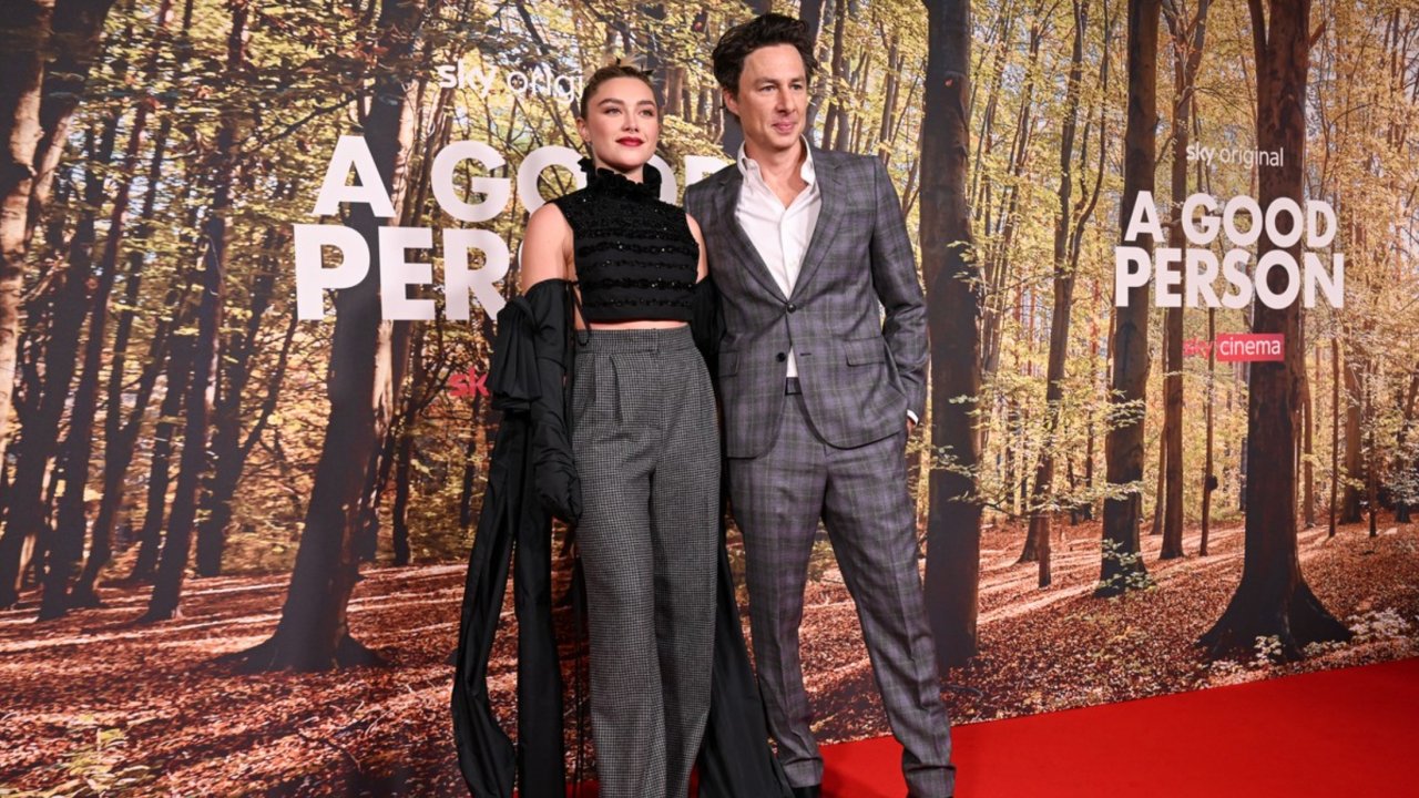 Florence Pugh e Zach Braff riuniti sul red carpet di A Good Person dopo la rottura (FOTO)