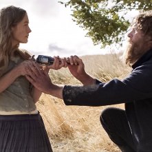 The Last Son: Sam Worthington con Emily Marie Palmer in una scena del film
