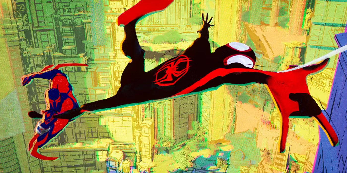 Spider-Man: Across the Spider-Verse, la nuova immagine dal film mostra un'intensa battaglia con l'Avvoltoio