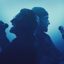 Bono & The Edge: A Sort of Homecoming With Dave Letterman, Bono e The Edge in una scena del film