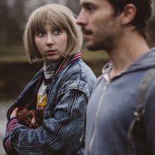 2028: La ragazza trovata nella spazzatura, Michal Krzywicki e Dagmara Brodziak in una scena del film