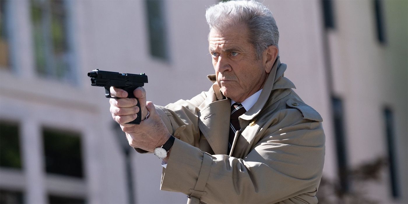 Mel Gibson in una scena di Agent Game